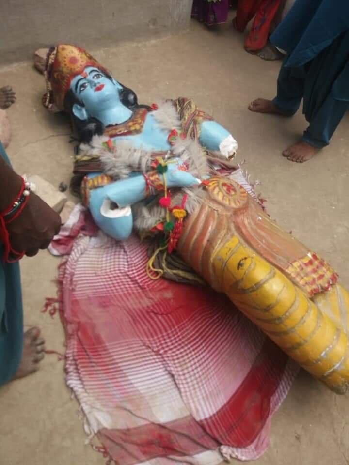 Another Hindu temple vandalised, this time in Sindh