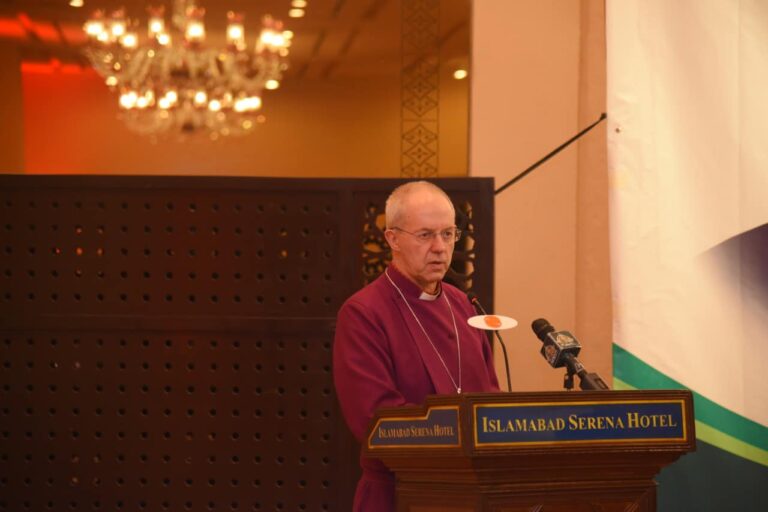Archbishop of Canterbury pushes for justice for Christians during Pakistan visit